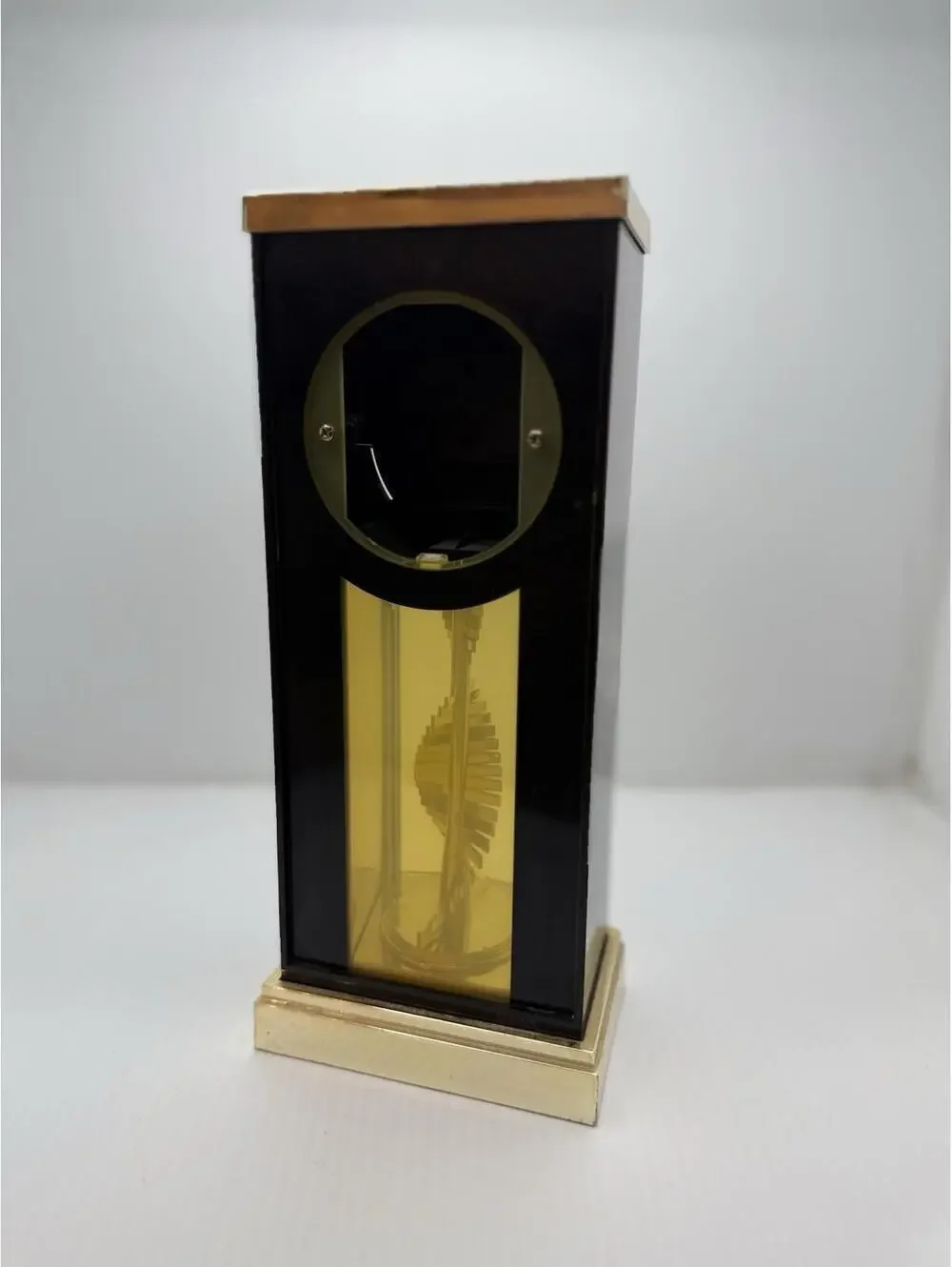 1980s Wonderful Vintage Rare Rhythm Quartz Office & Desk Clock, Stairs to Heaven